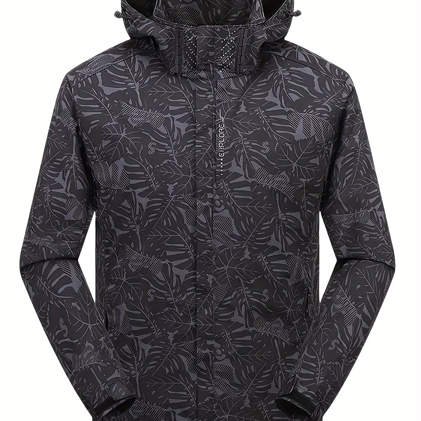 

Men's Casual Hooded Waterproof Windbreaker Jacket Coat Regular Fit Coat For Spring Autumn Outdoors Hiking