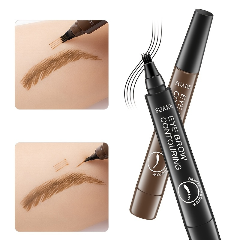 

Root Clear 4 Split Eyebrow Pencil , Long Lasting Smudge Proof, Waterproof, Sweatproof , Color Rendering And Not Separated Eyebrow Stick ( 5 Color Available)