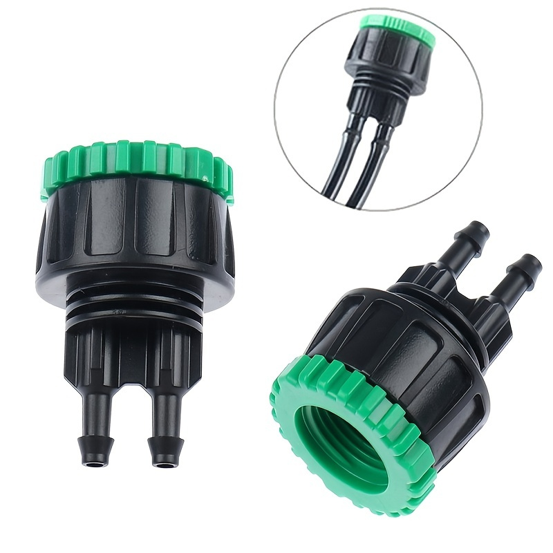 

3pcs/5pcs Automatic Watering Device, Quick Coupling Adapter Barbed Connector Suitable For Irrigation Garden Watering Greenhouse