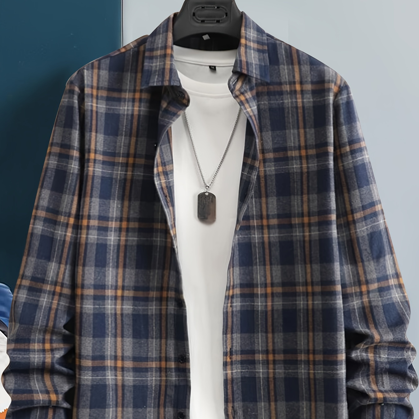 

Chemise Boutonnée À Manches Longues Pour Hommes, Style Britannique, Décontracté, À Carreaux, Quotidien, Pour Le Printemps Et L'automne, En Plein Air