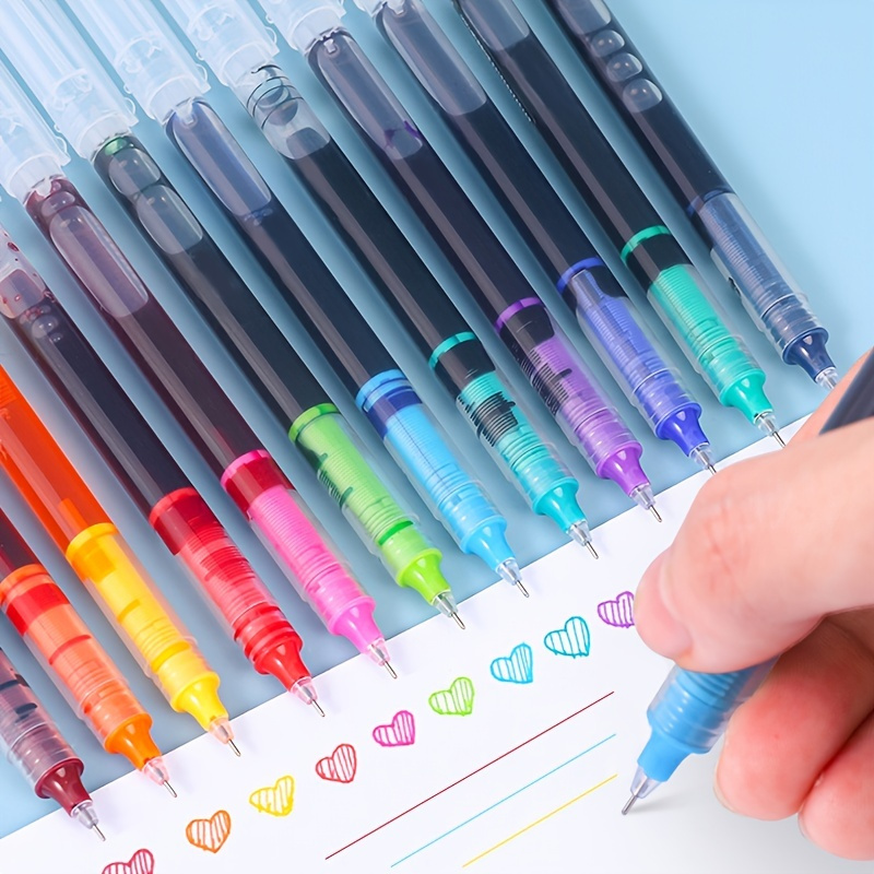 Aihao Milky Gel Pens Fine Point Color Pen For Journaling - Temu