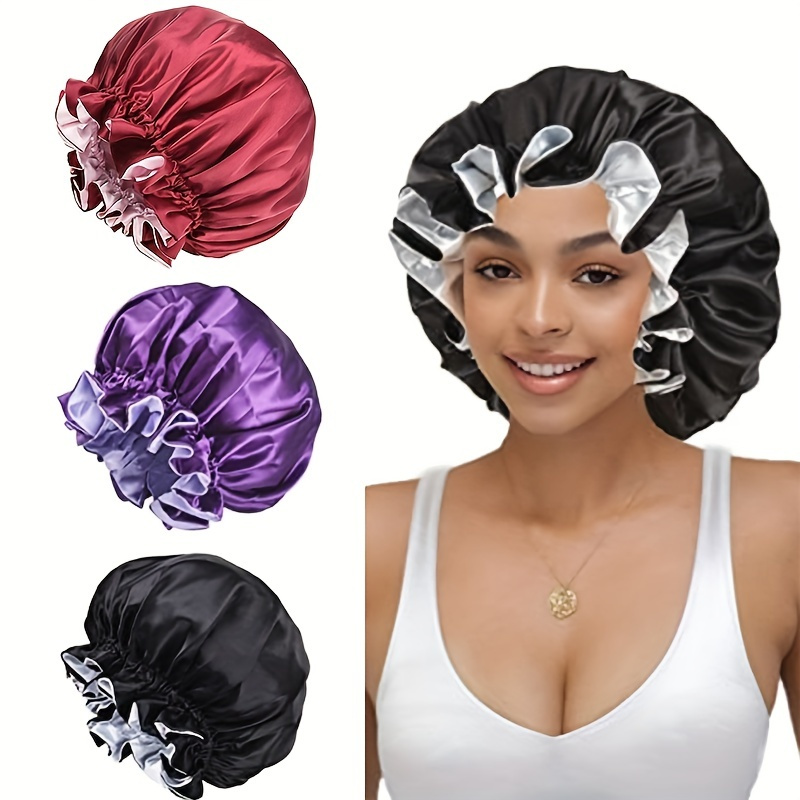 Satin Reversible Sleeping Women Soft Comfortable Hair - Temu