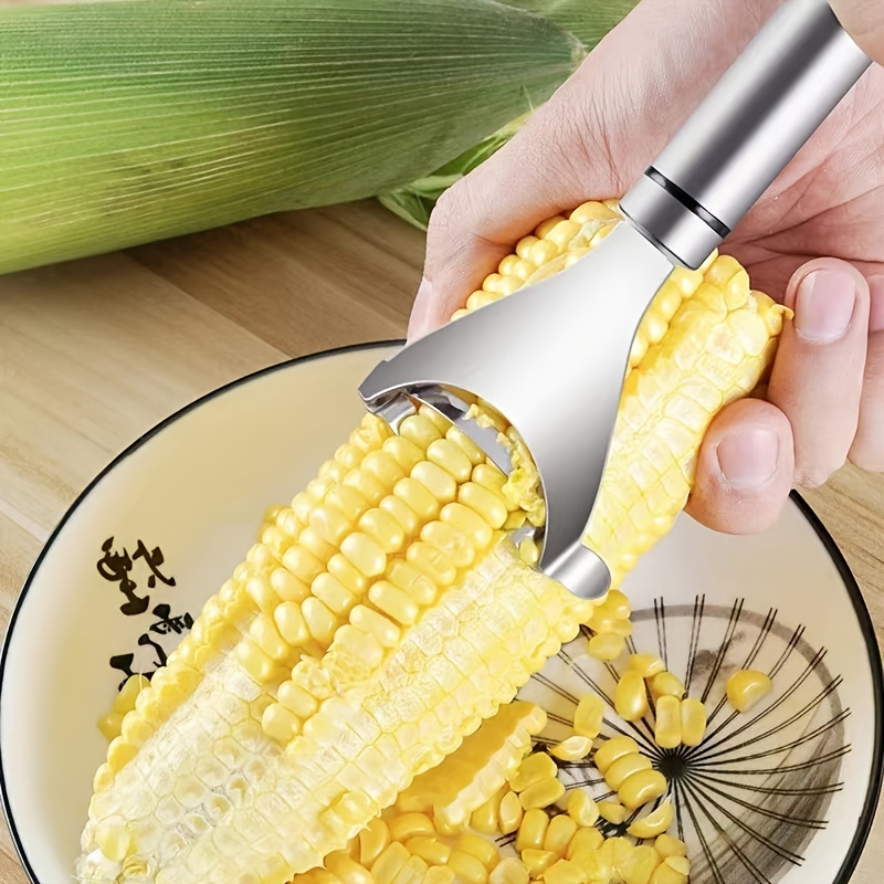 Corn Peelers With Serrated Blade Corn Cutter Thresher Stripper Fruit  Vegetable Tools Manual Plane Peeler Kitchen