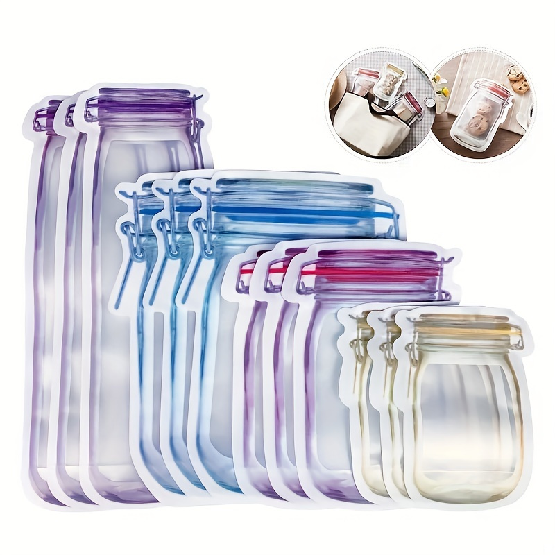 Mason Jars with Lids 16 oz. Set of 10, Bulk Pack - Glass Jars for Overnight  Oats, Candies, Fruits, Pickles, Spices, Beverages - Black
