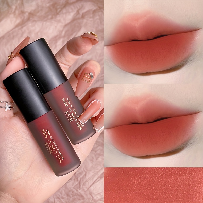 Merry, Merry Christmas] Velvet Lip Glaze Velvet Soft Matte Longlasting