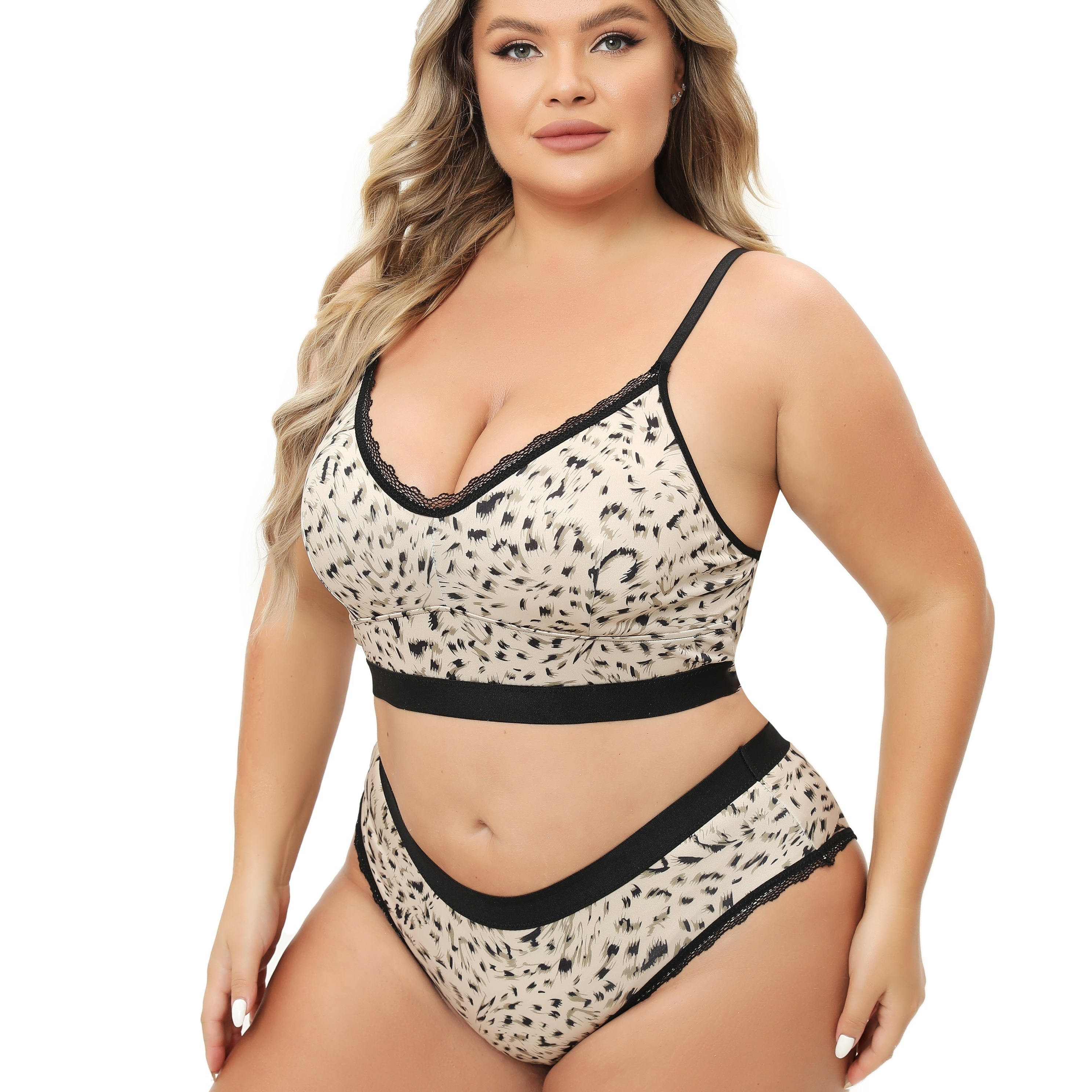 VerPetridure Sexy Lingerie for Women Plus Size Womens Sexy Leopard