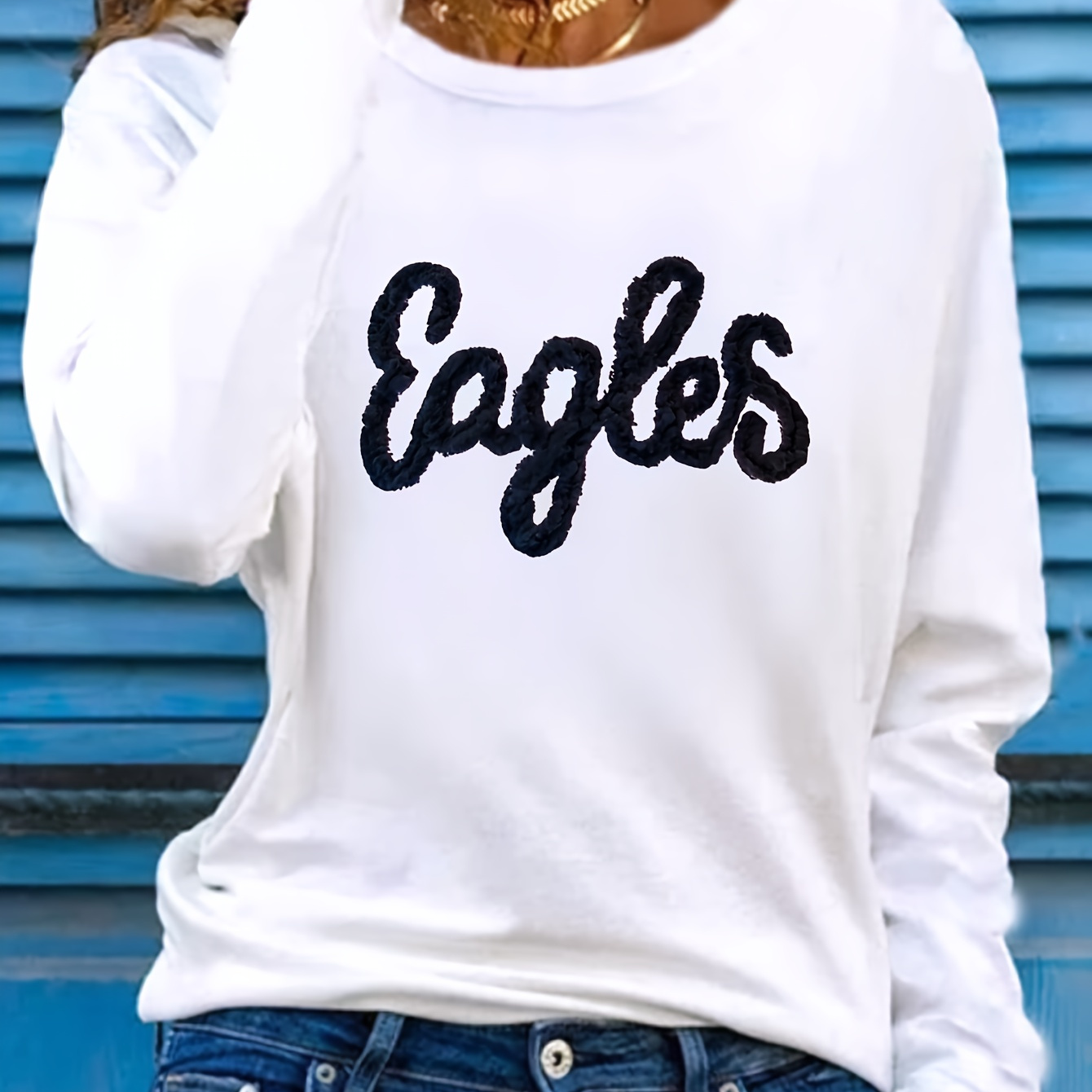 

Women's Eagle & Long Sleeve T- - , Polyester,