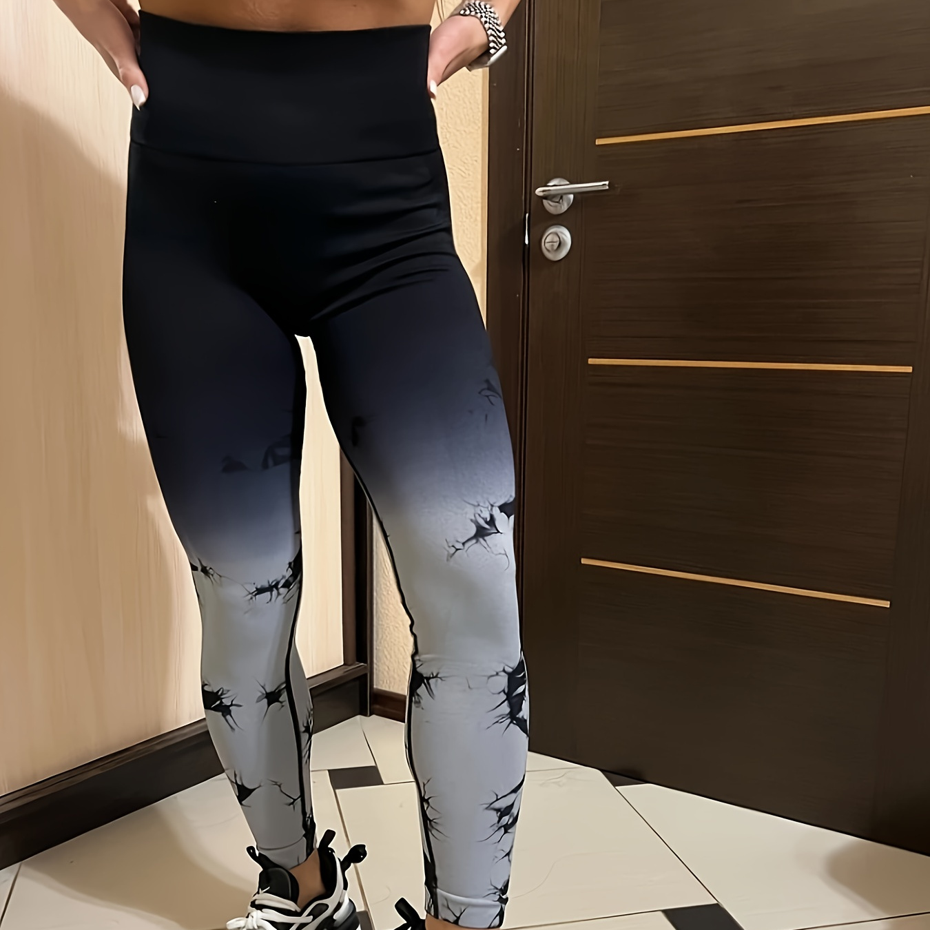 

Scrunch Butt Lifting Leggings For Women Seamless High Waisted Workout Leggings Ombre Tie Dye Yoga Pants