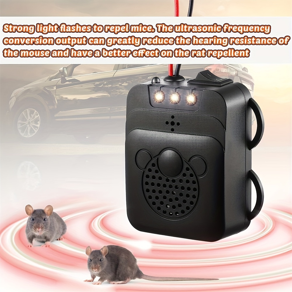 Mini ultrasound repeller against mice, rats, and other rodents