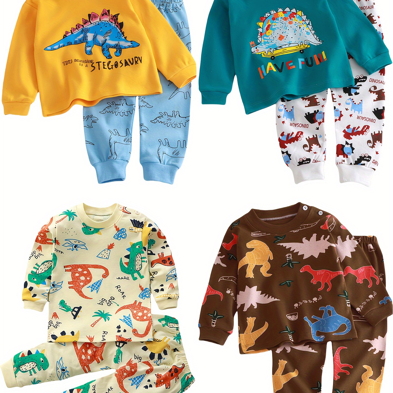 

4 Of New And Children, Boys And Babies Long Sleeve Pants Pattern And Wearing And Children Of