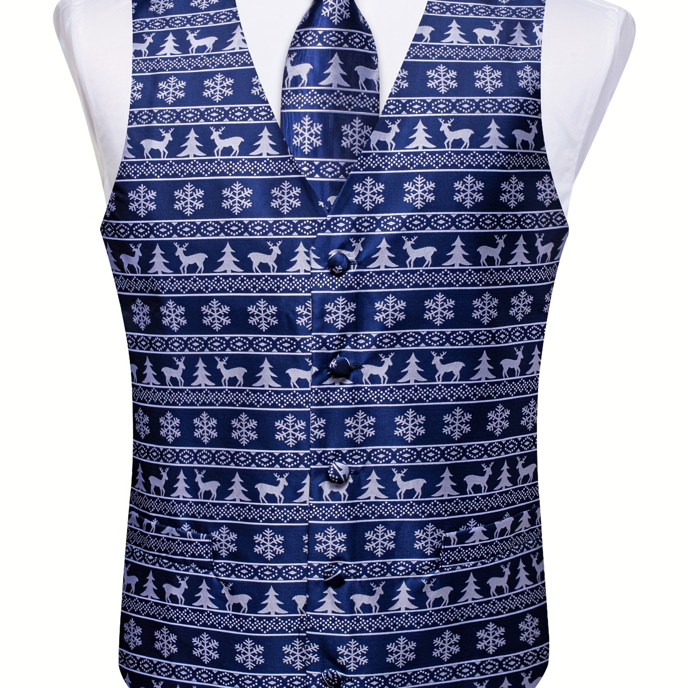 Next Xmas Waistcoat Next Boy Christmas Waistcoat And Tie Set New