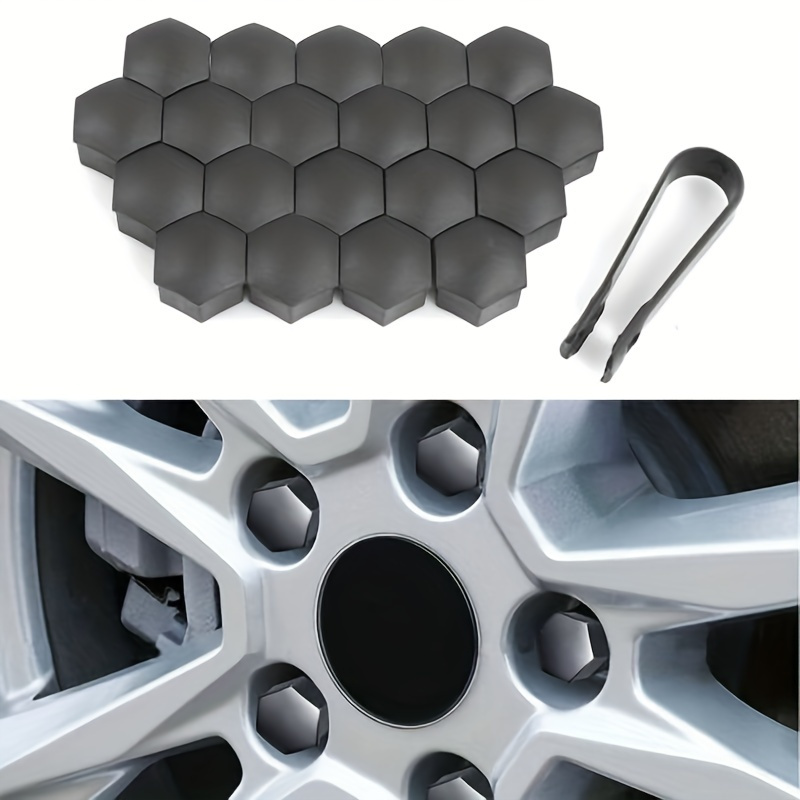 

20x Wheel Lug Nut Cover Cap Hub Trim Fit For Tesla Model 3 S X Y