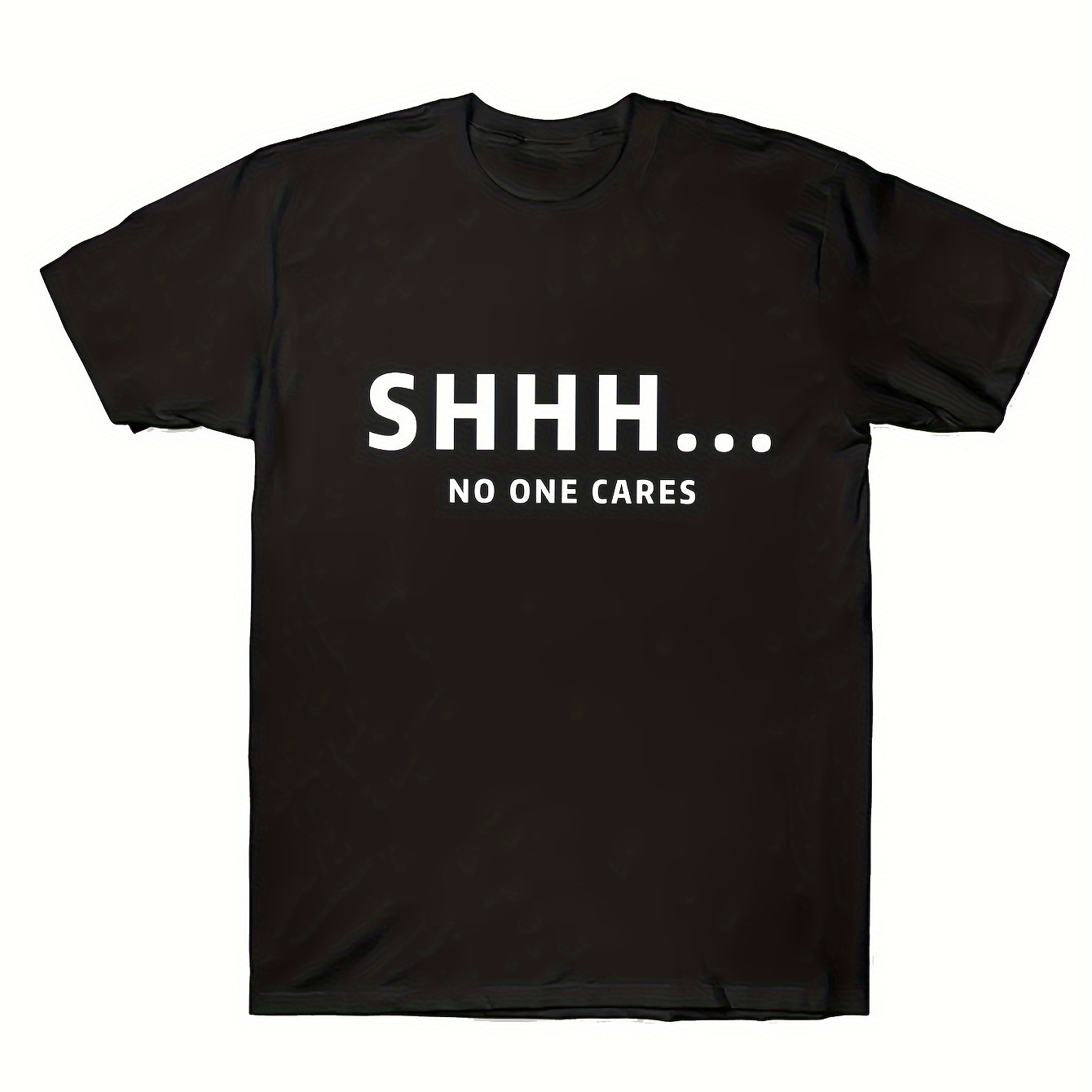 

Men's Front Print T-shirt - 100% Cotton Funny Graphic Tee Summer Casual