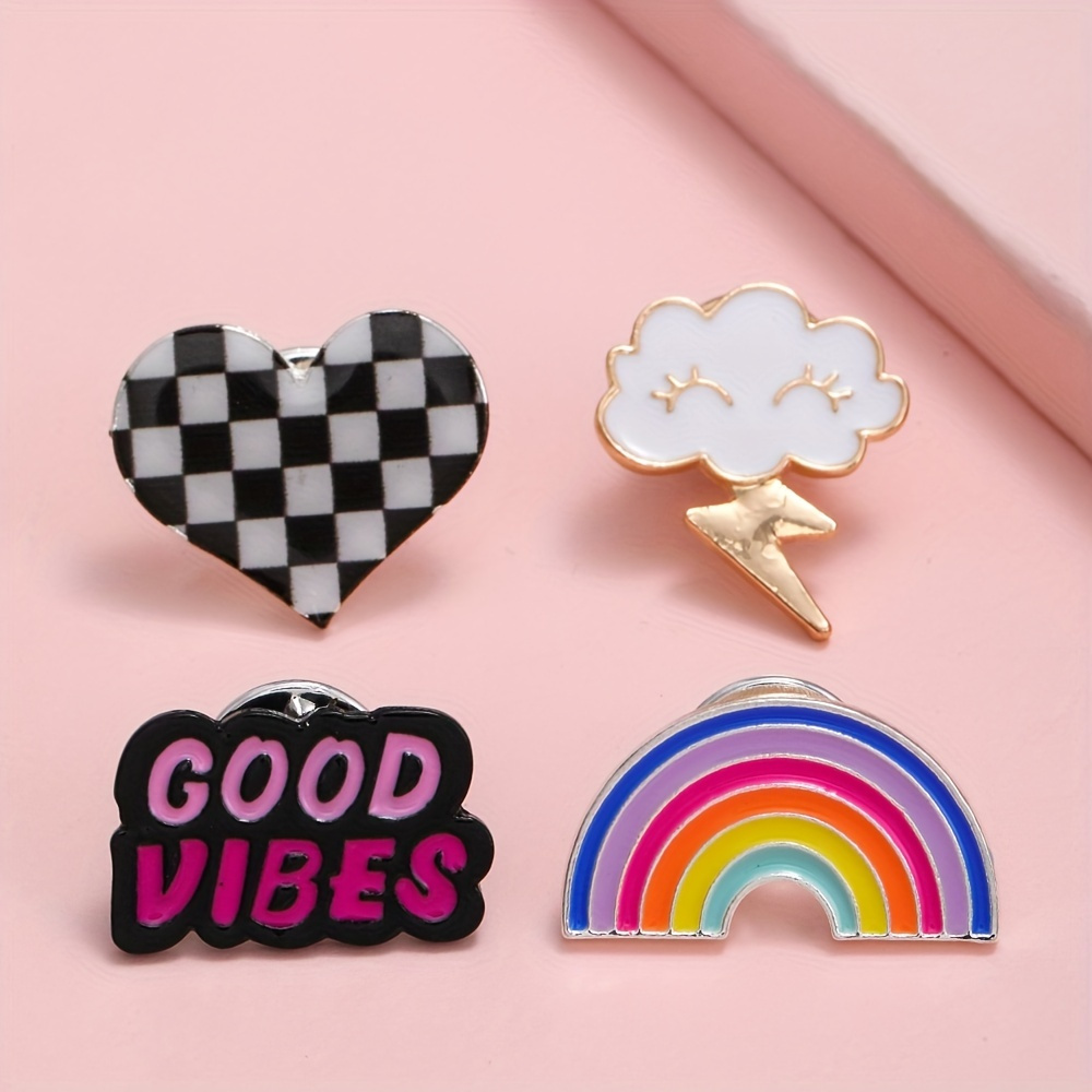 Women's Power Enamel Brooch Pin Rainbow Color Pride Month - Temu