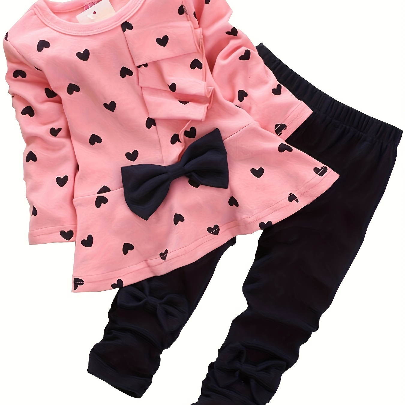 

2pcs Vêtements Bébé , T- Longues + Pantalon, Tenues Enfant En Bas Âge, Vêtements Extérieurs