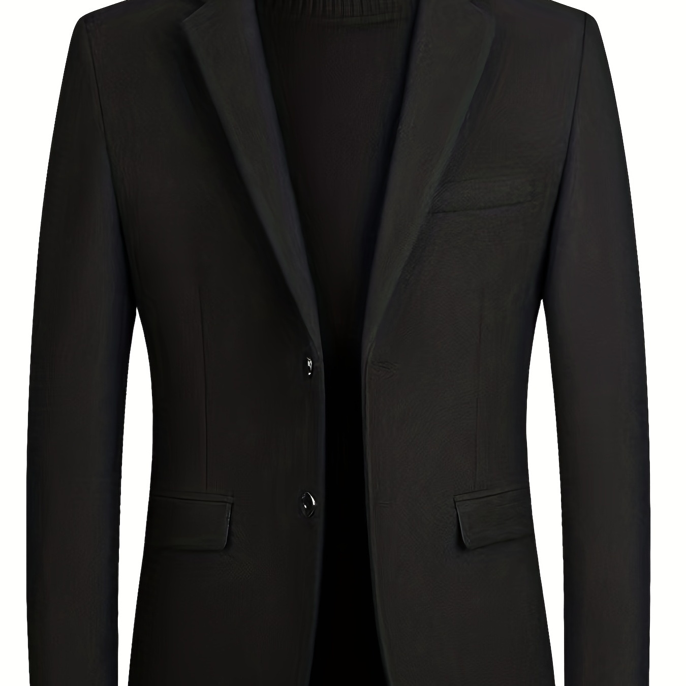 Men's Semi-formal Blazer With Chest Pocket, Male Suit Jacket For ...