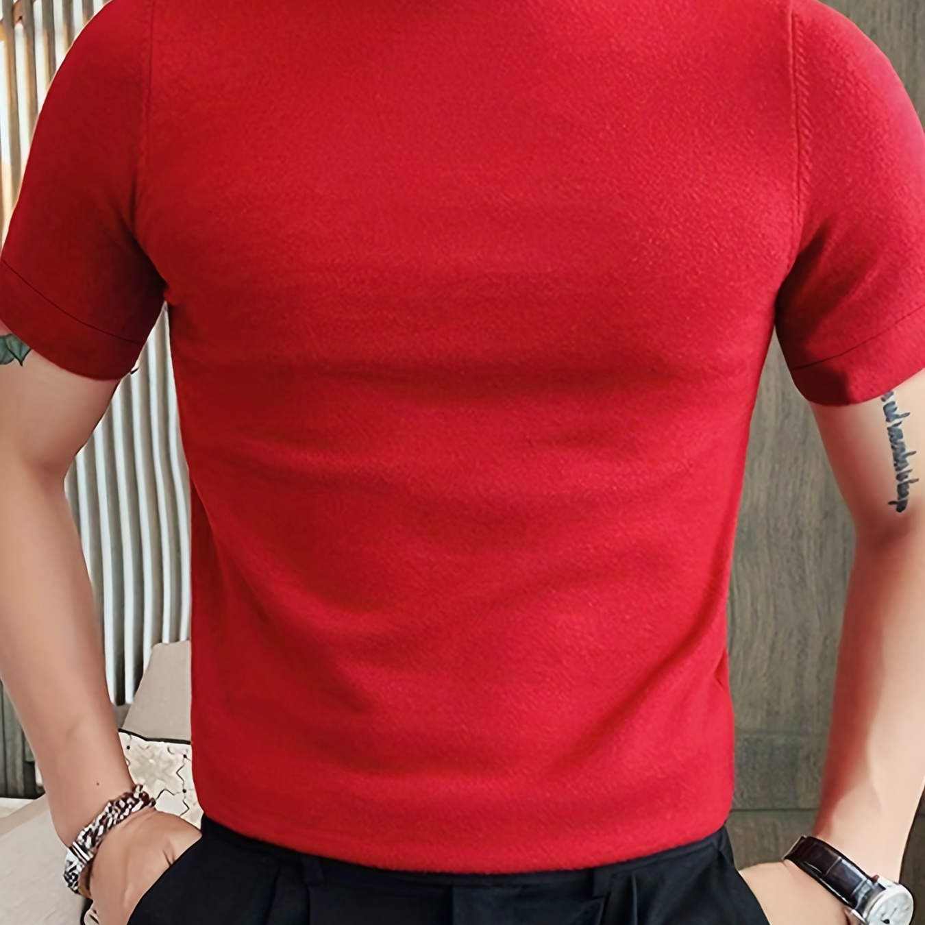 SMihono Clearance Mens Blouses Loose Casual T Shirts for Men Newspaper  Letter Print Fashion Trendy Crew Neck Short Sleeve Gifts for Men Male  Leisure Red 