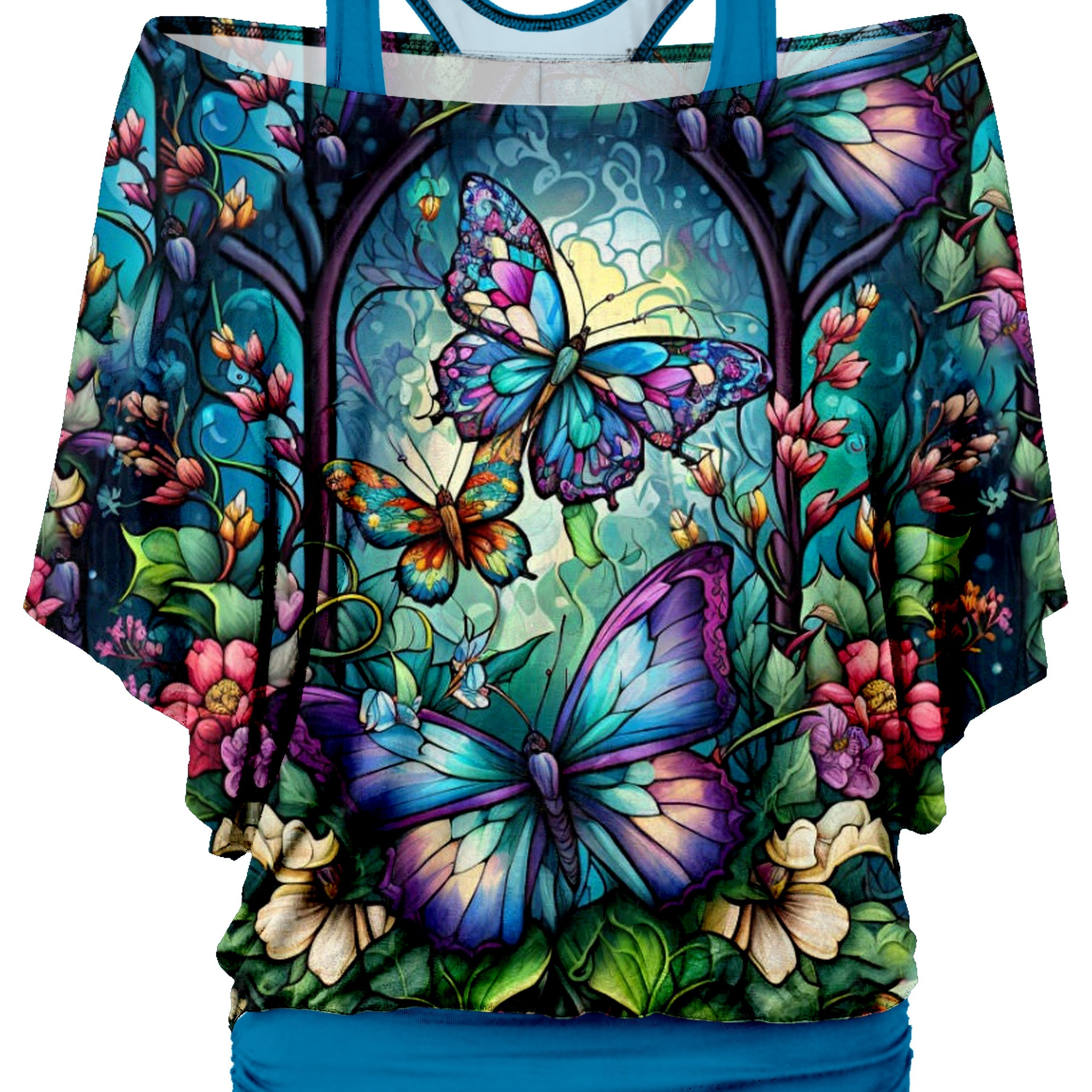 

Women's Art Design Two-piece Top