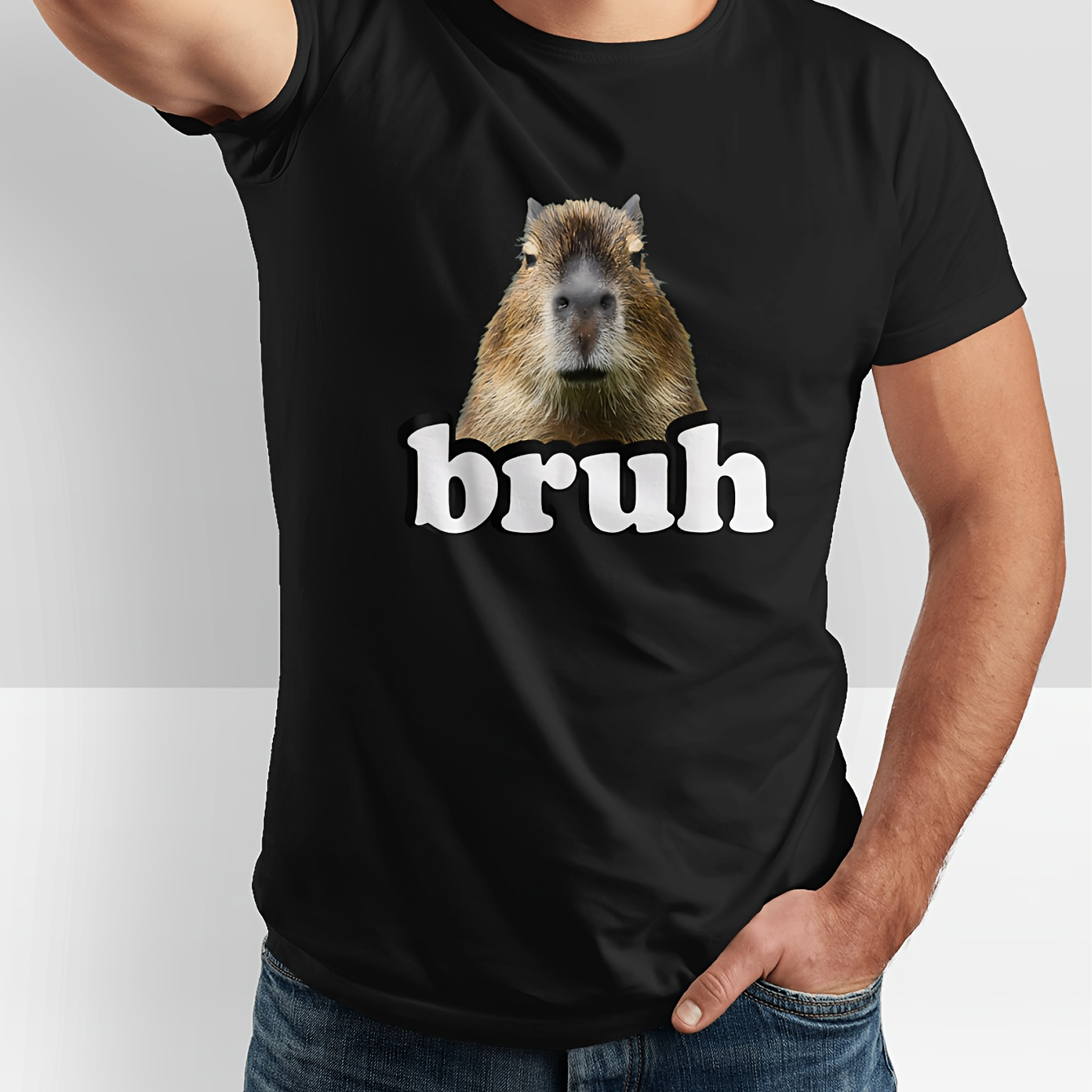 

Ewh Capybara Funny Graphic Tee For Men Women Funny Capybara T-shirt