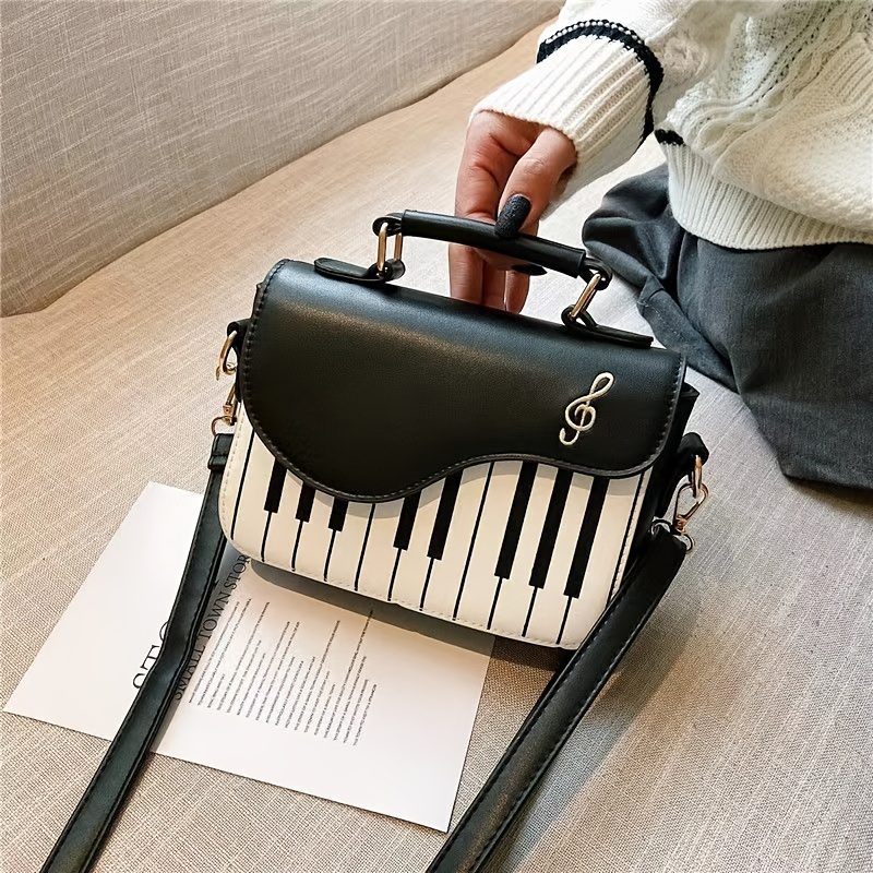 MBMSO Piano Music Tote Bag Piano Gifts for Girls Piano Lover Gifts Just a  Girl Who Loves Piano Shoulder Bag Pianist Gifts