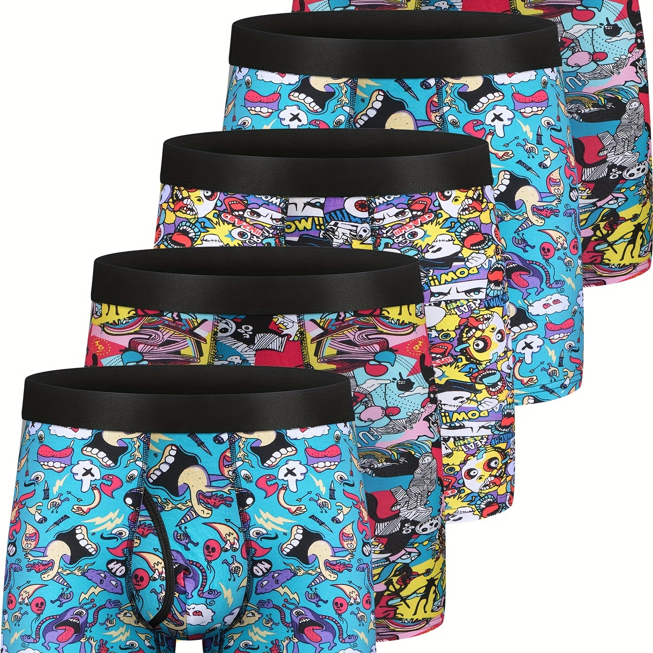 

Mens Boxer Briefs Cotton Underwear Pack No Boxer Briefs 5pcs