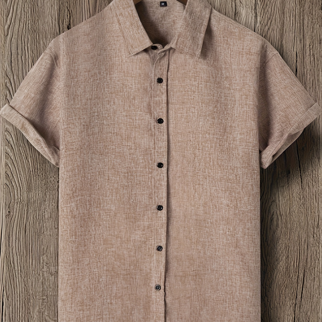 

Men's Casual Button Up Short Sleeve Shirt For Summer
