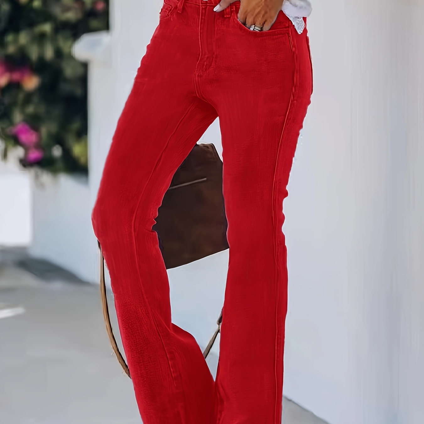 

Women's Stretchy Flared Trousers