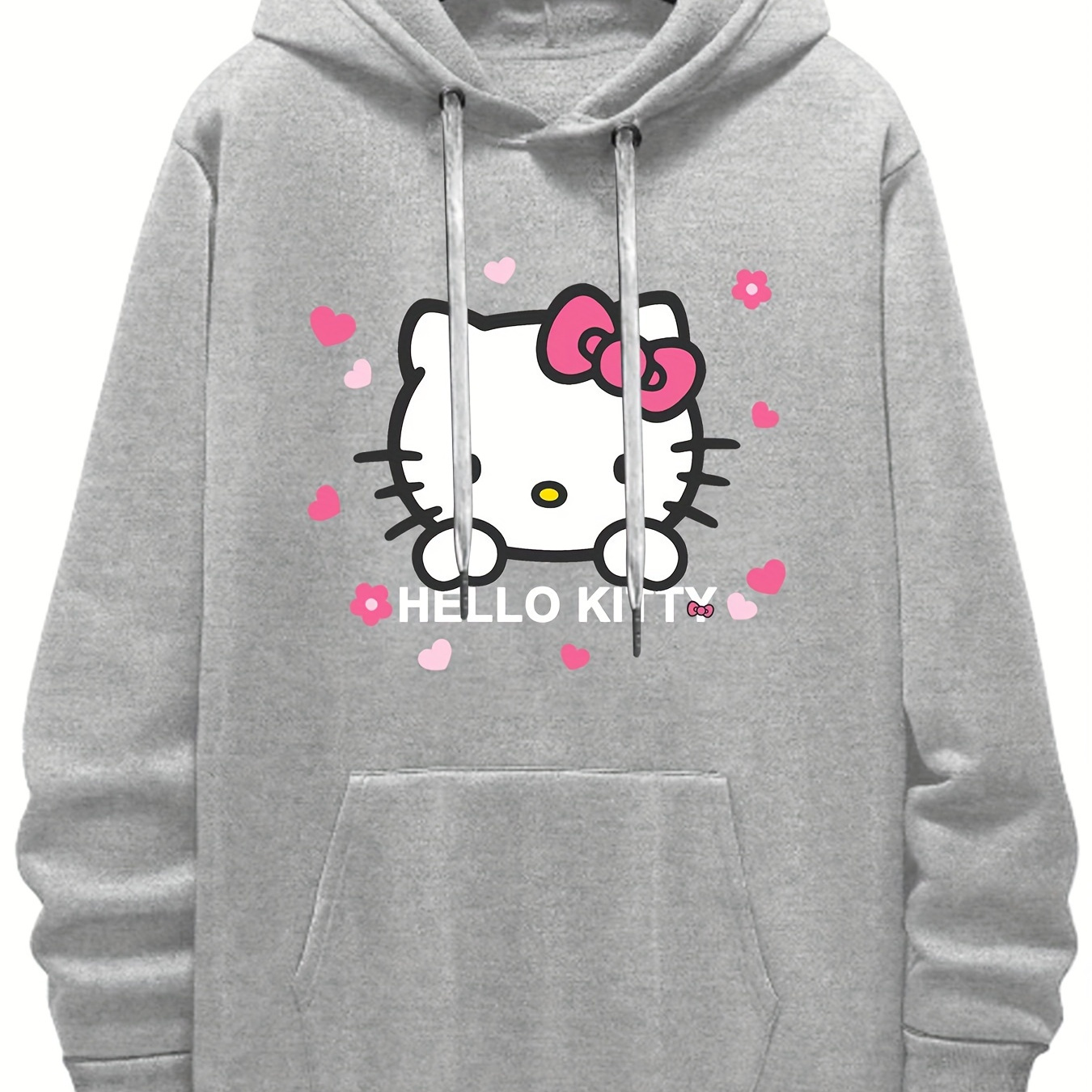 

Hello Kitty Hoodies Unisex, Kuromi Pattern Printed Hoodie, Cinnamoroll Drawstring Casual Hooded Sweatshirt, Melody Christmas Cute Cartoon Hoodie, In All