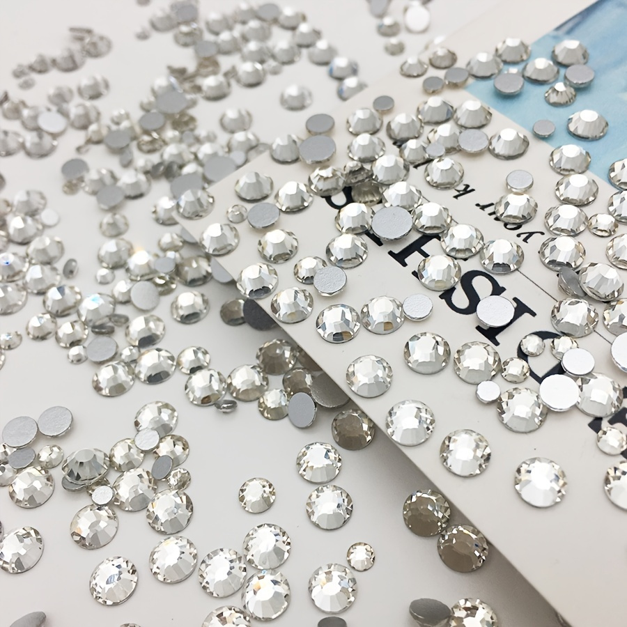 1500pcs 6mm Resin Rhinestones Bulk, White Flatback Round Jelly Rhinestones  Bedazzling Non Hotfix Cry…See more 1500pcs 6mm Resin Rhinestones Bulk