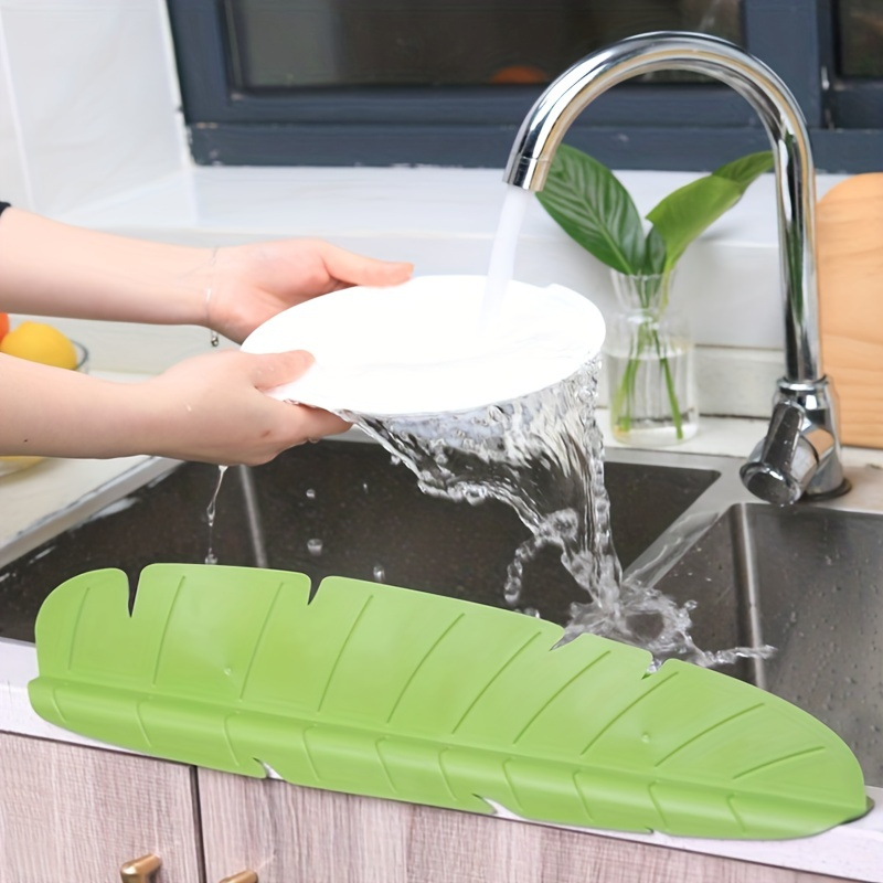 1 deflettore foglia di banana lavabo per piscina paraspruzzi - Temu Italy