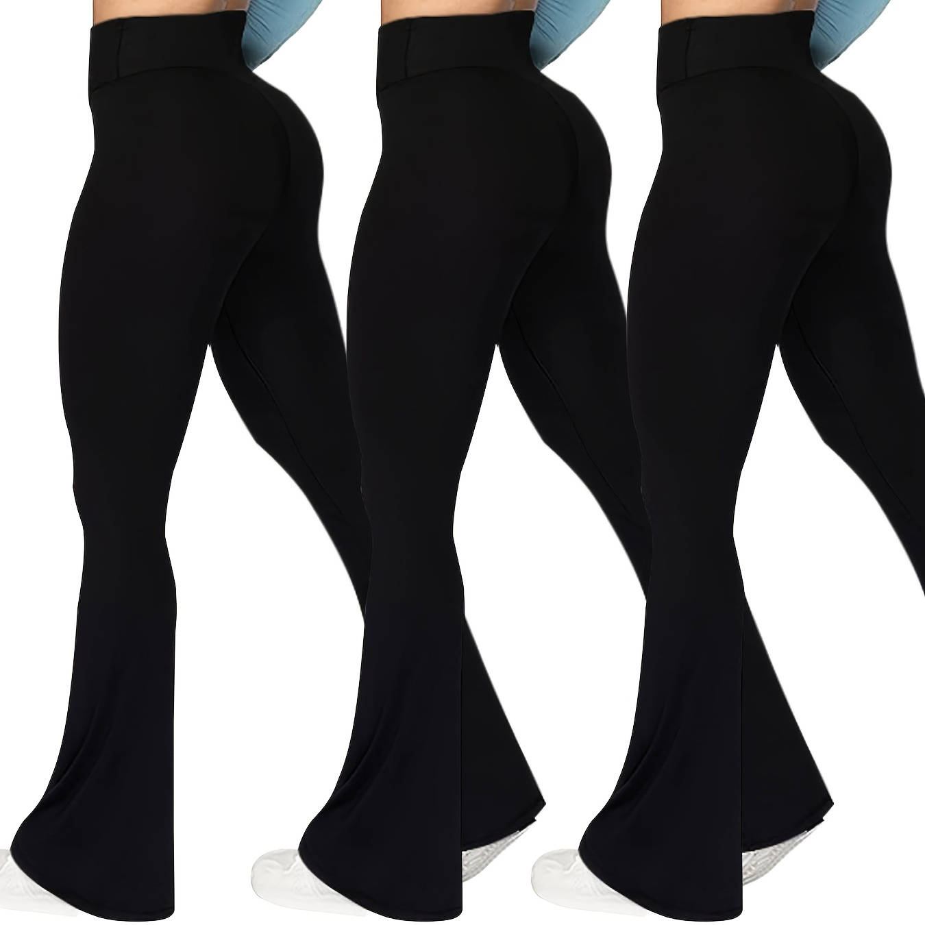 

3 Packs Flare Leggings For Women Bootcut Yoga Pants For Women High Waisted Workout Dress Pants Work Pants