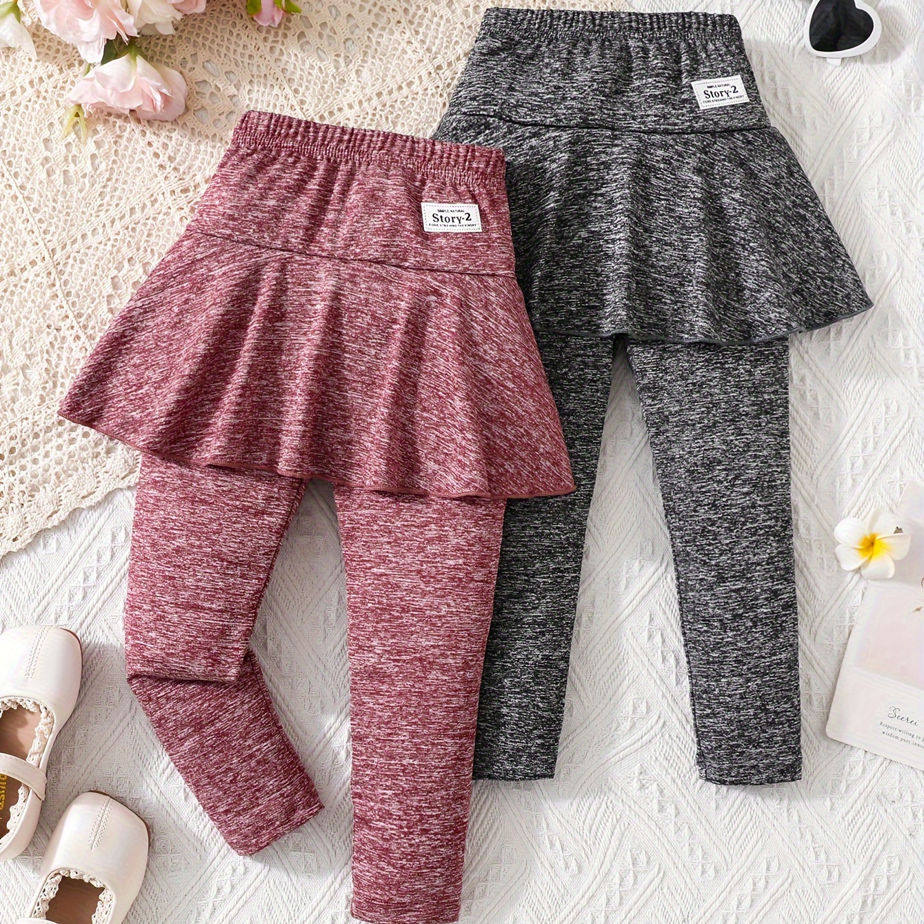 

2pcs, Patched Pants , And Trousers Summer , ' Clothing, Culotte, Cloth