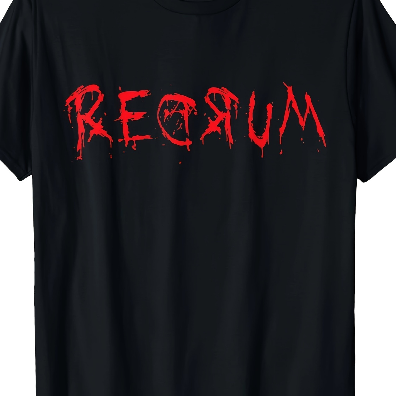 

| Scary Font 80s Horror Movie Fan T-shirt