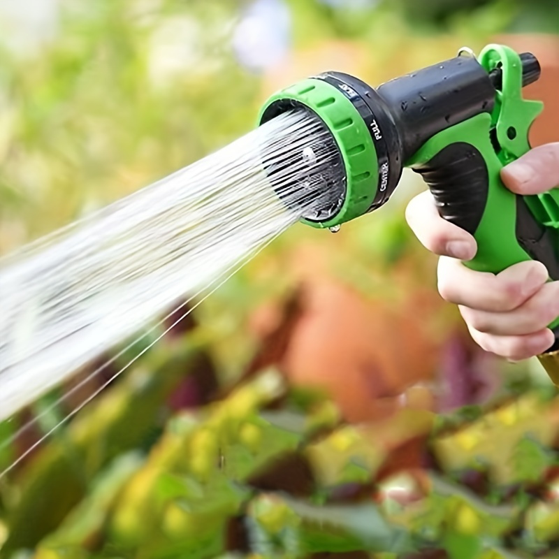 3/4 Connector Garden Watering Hose, Lightweight, Wear-Resistant,  Retractable, High-Pressure Car Wash Hose, Metal Foam Water Gun - AliExpress