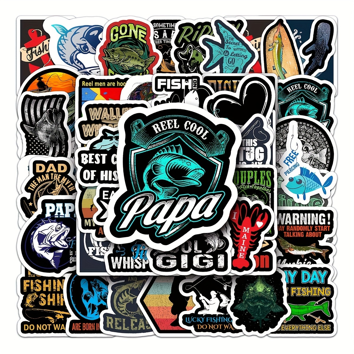 Fishing Stickers And Decals - Temu
