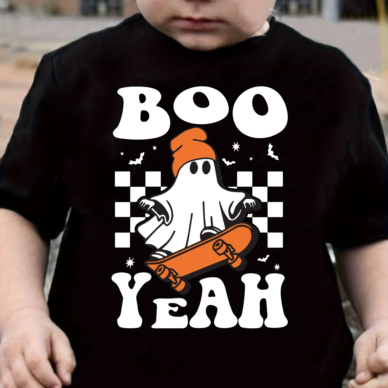 

Boo Yeah Skateboard Cotton T-shirt