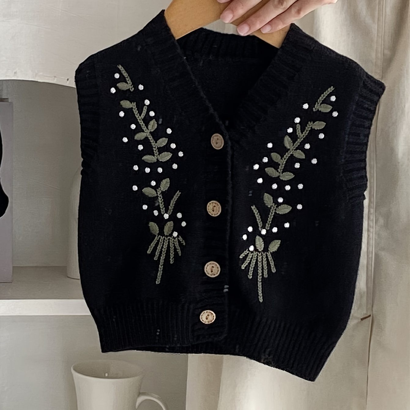 Cardigan Vest - Temu