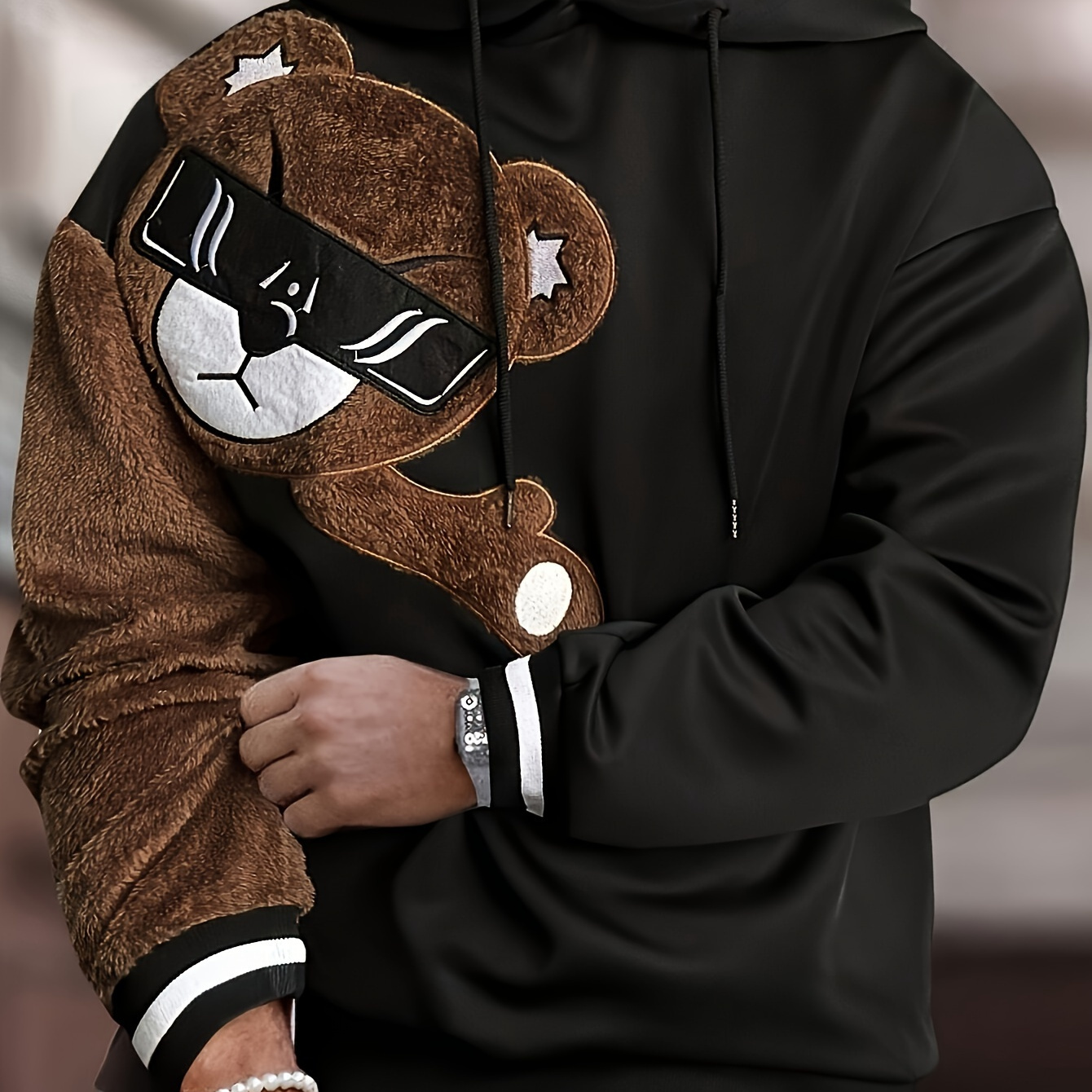 

Bear For Men - , Washable, Drawstring Pullover Spacious , For And Fall