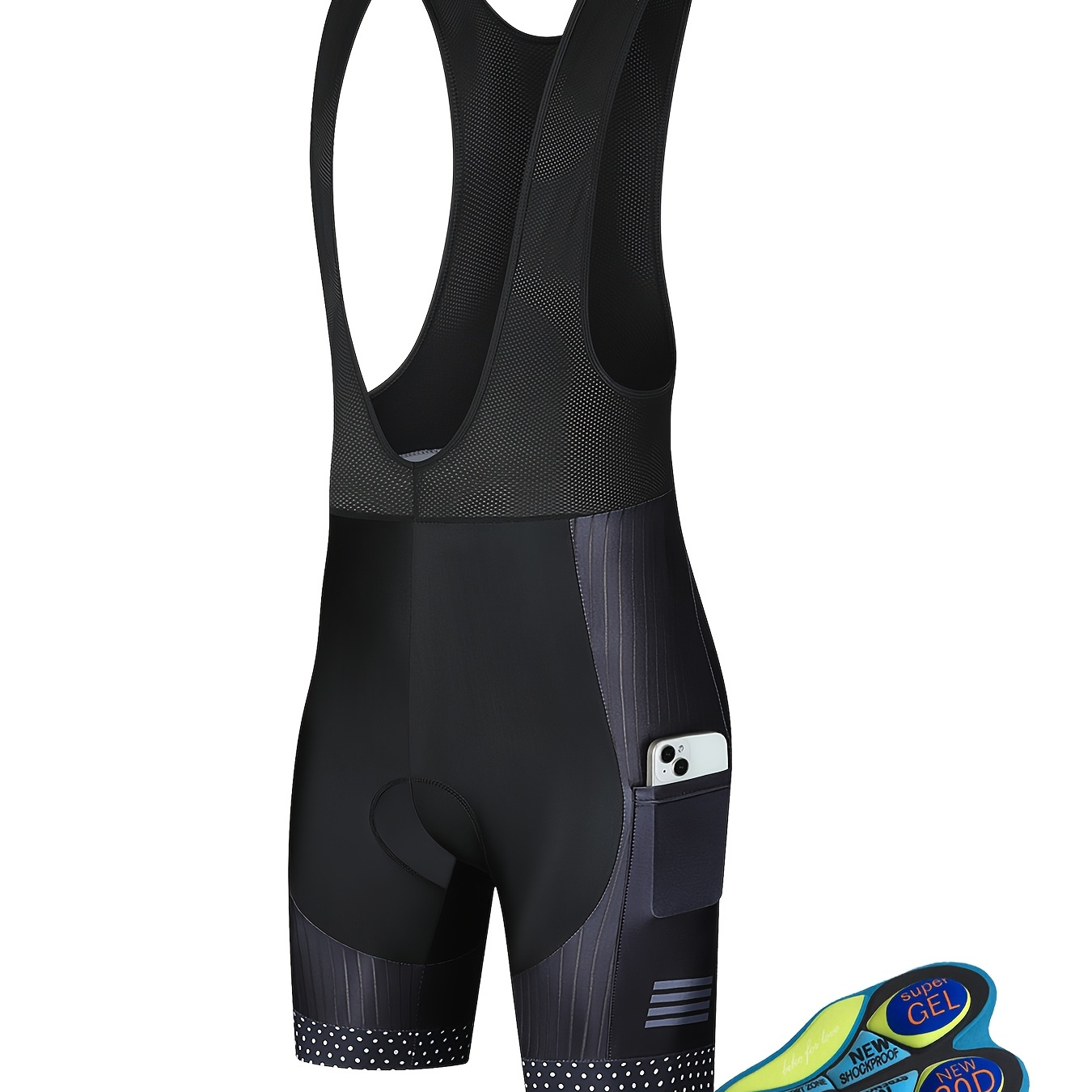 

Max Storm Men's Quick-dry Cycling Bib Shorts - Breathable, 20d Padded With Pockets & Powerband For All