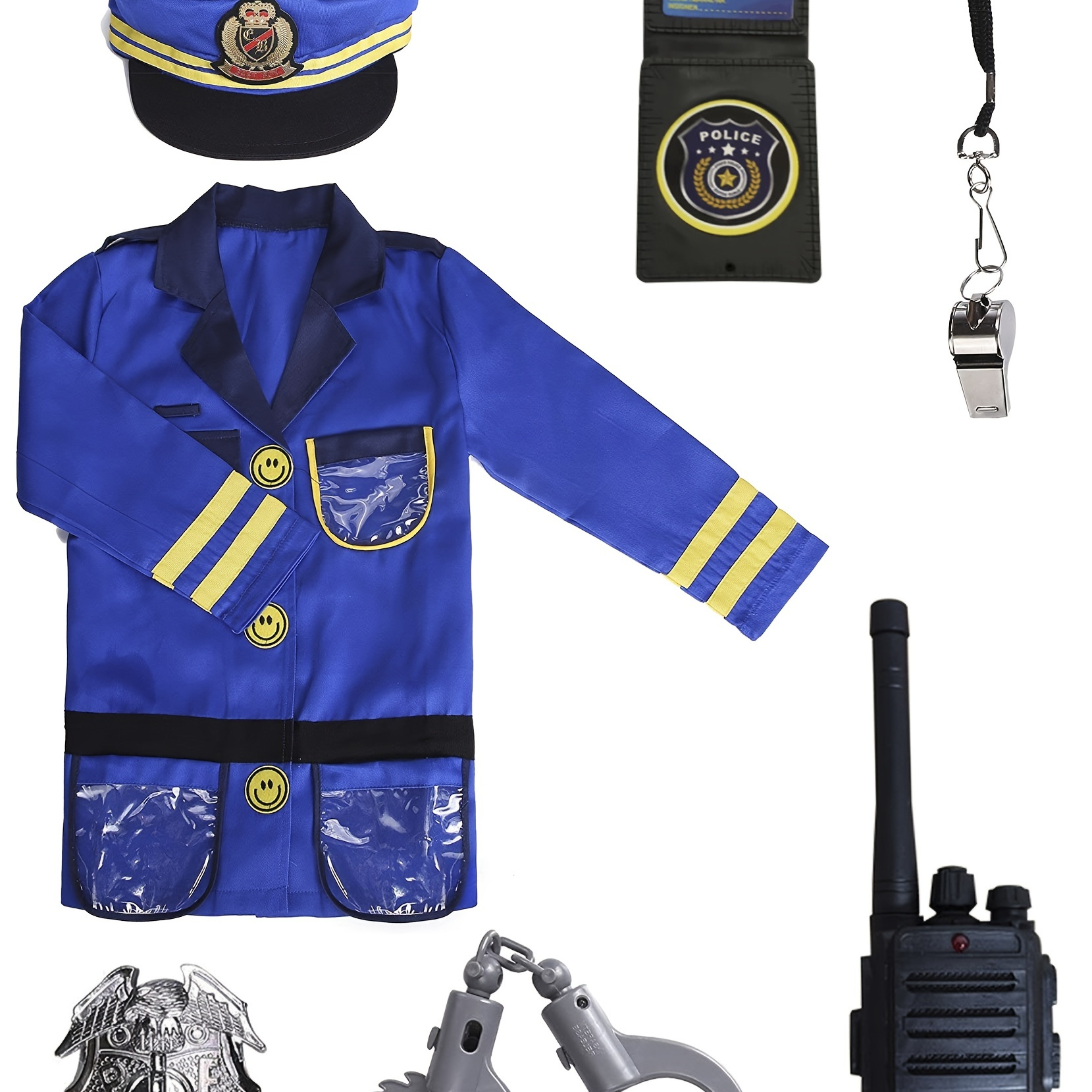 Disfraz Accesorios De Policia Para Niño O Adulto