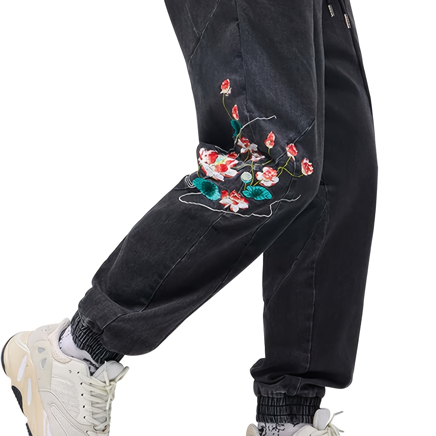

New Streetwear Pants For Men Jeans Relaxed Fit