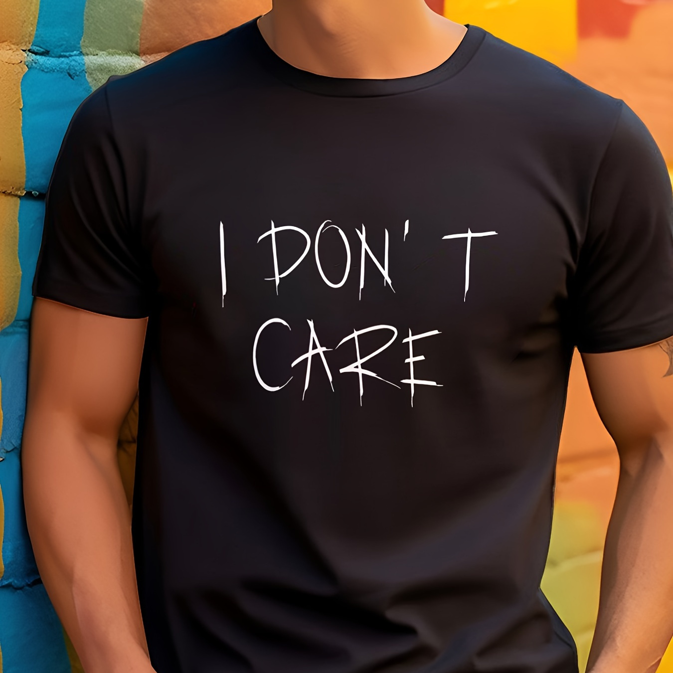 

Casual Fashion T-shirt For Men Graphic Print Short Sleeve Tees Tops, Men's Clothing
