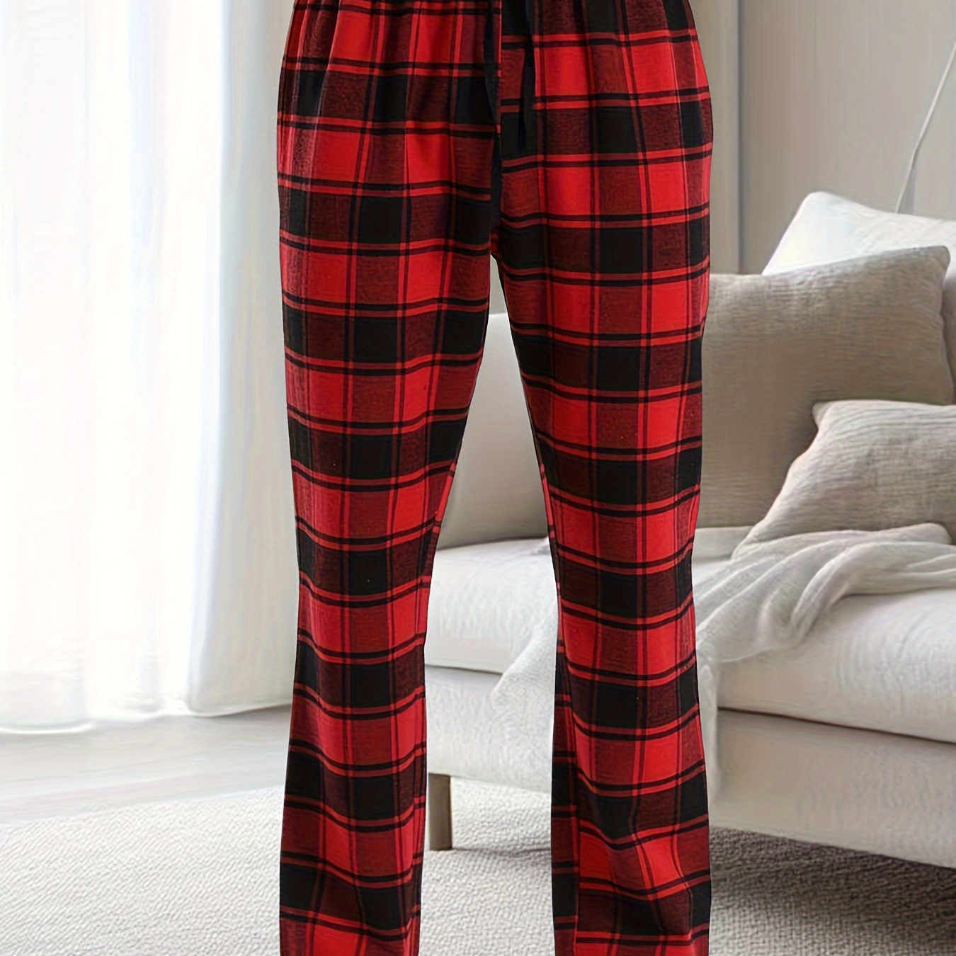 

Men's Trendy Pajama Trousers, Stylish All- Pants, Comfy & Skin-friendly Daily Home Pants