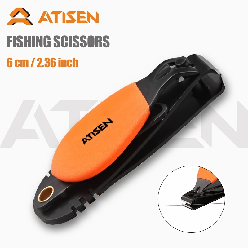 1pc, Fishing Line Scissors, Portable Electrician Scissors, Cutting Pliers,  Fishing Accessory Tools, Orange