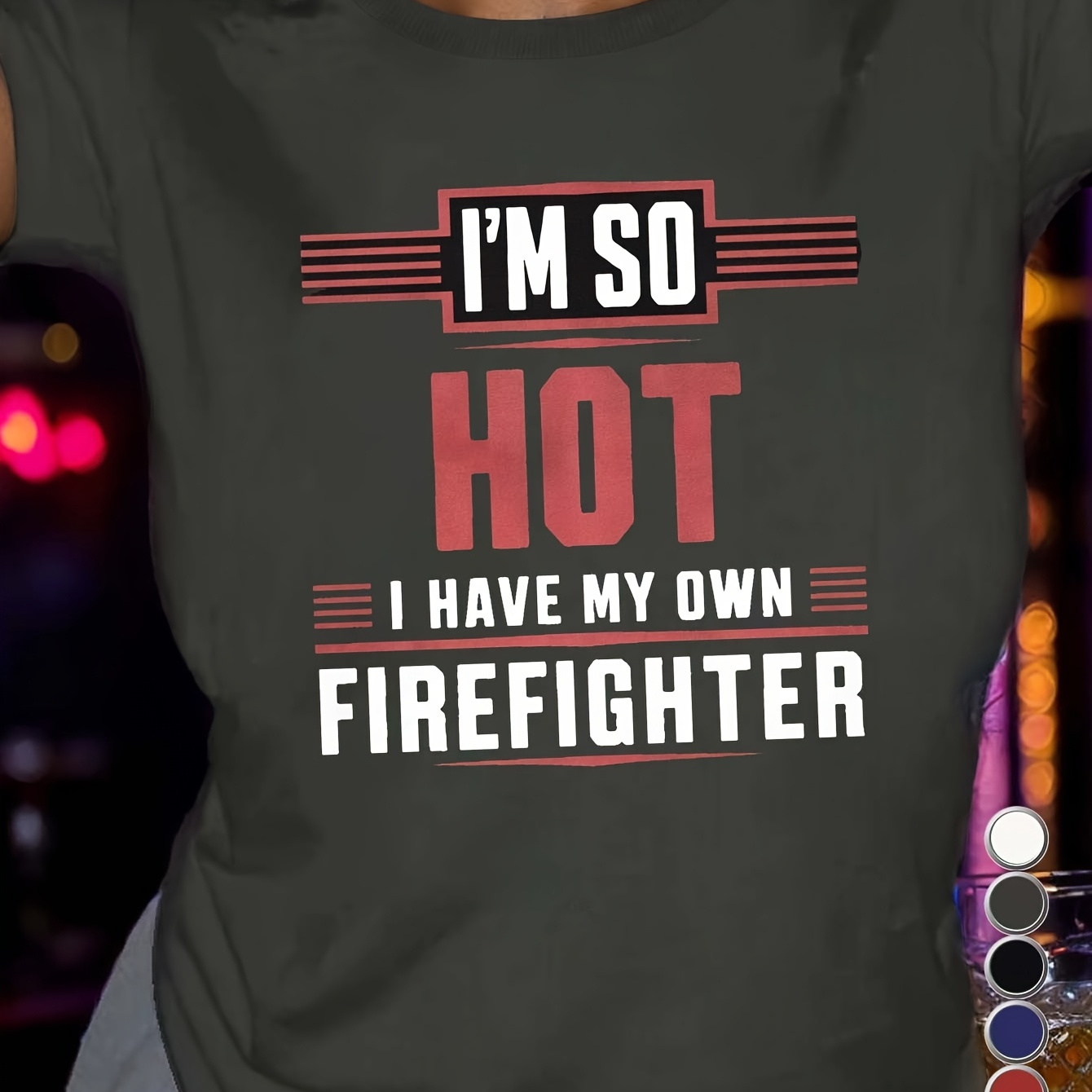 

Firefighter Bold Pure Cotton Women's Tshirt