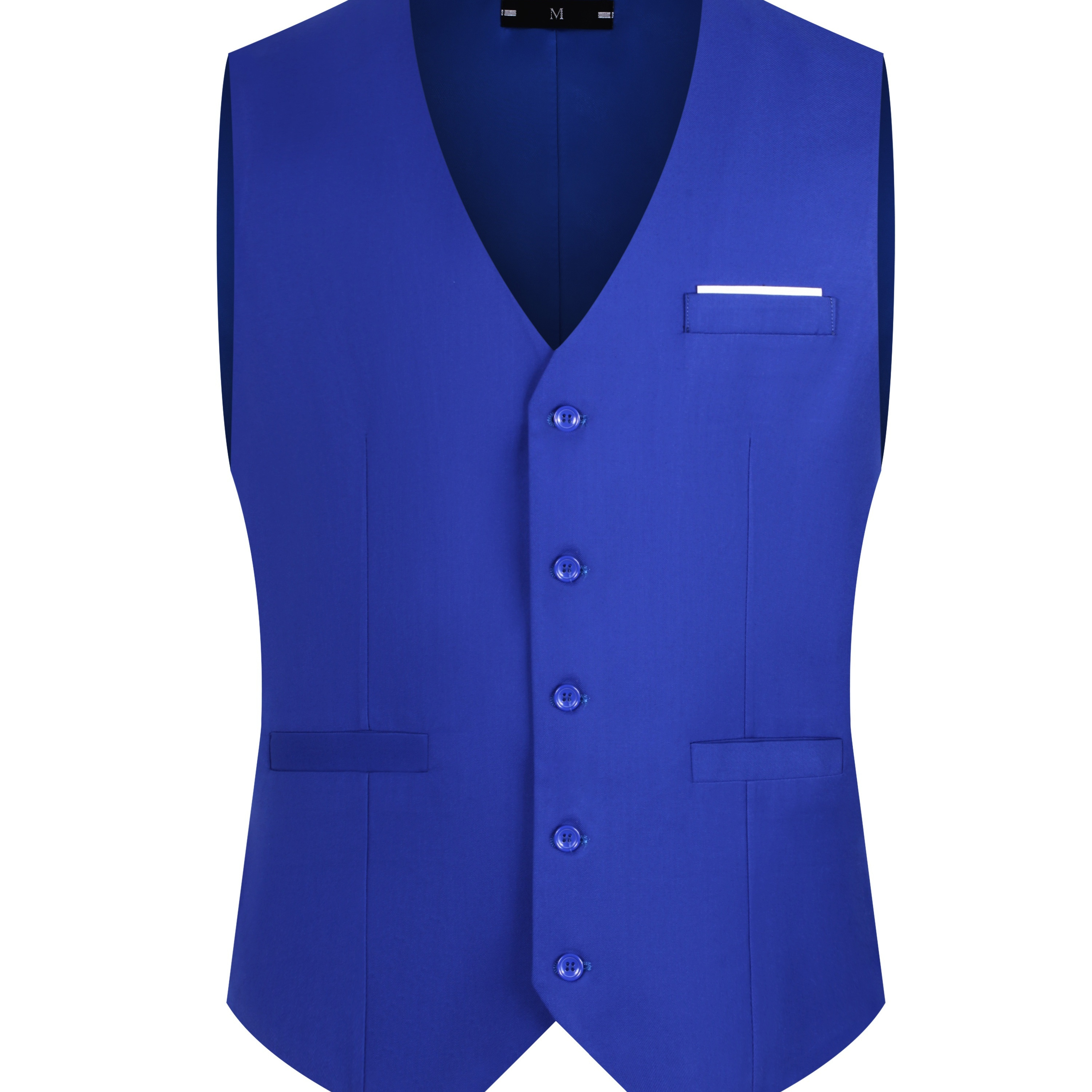 

Plus Size Men's Solid Waistcoat For Party/wedding/formal Prom