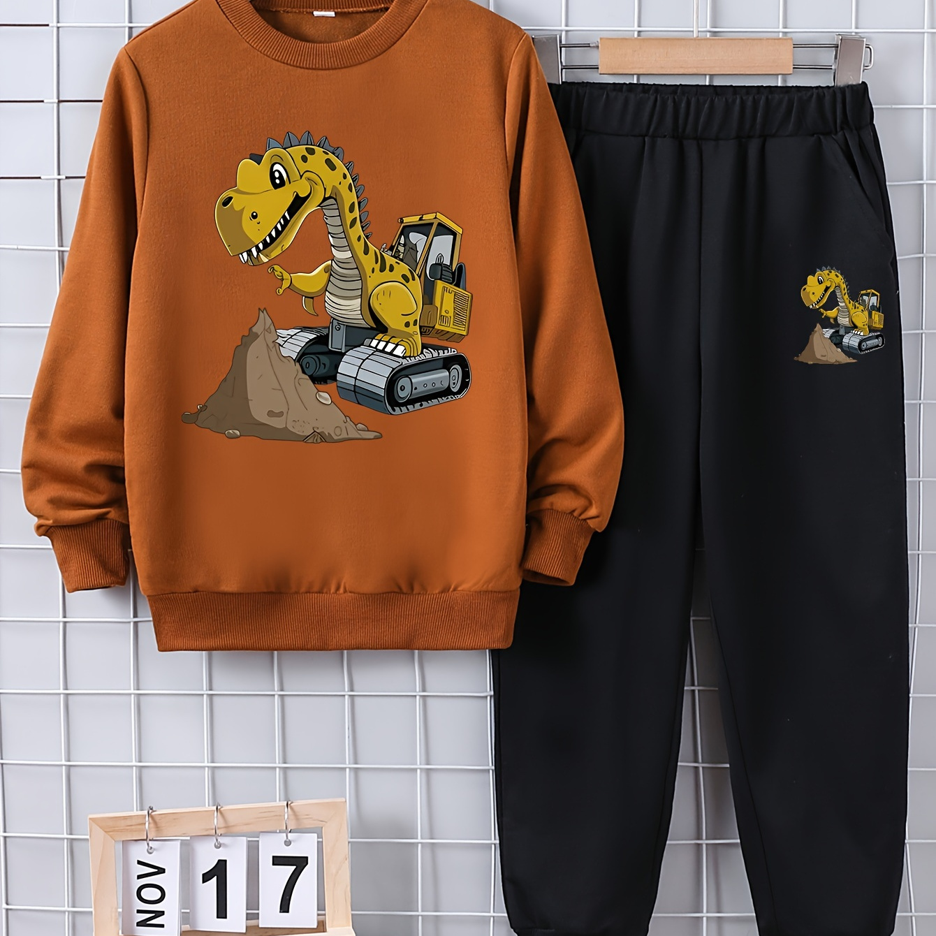 

Boys' Sweatshirt And Pants Set, Polyester Slight , -fit, For /fall - 12 And , For