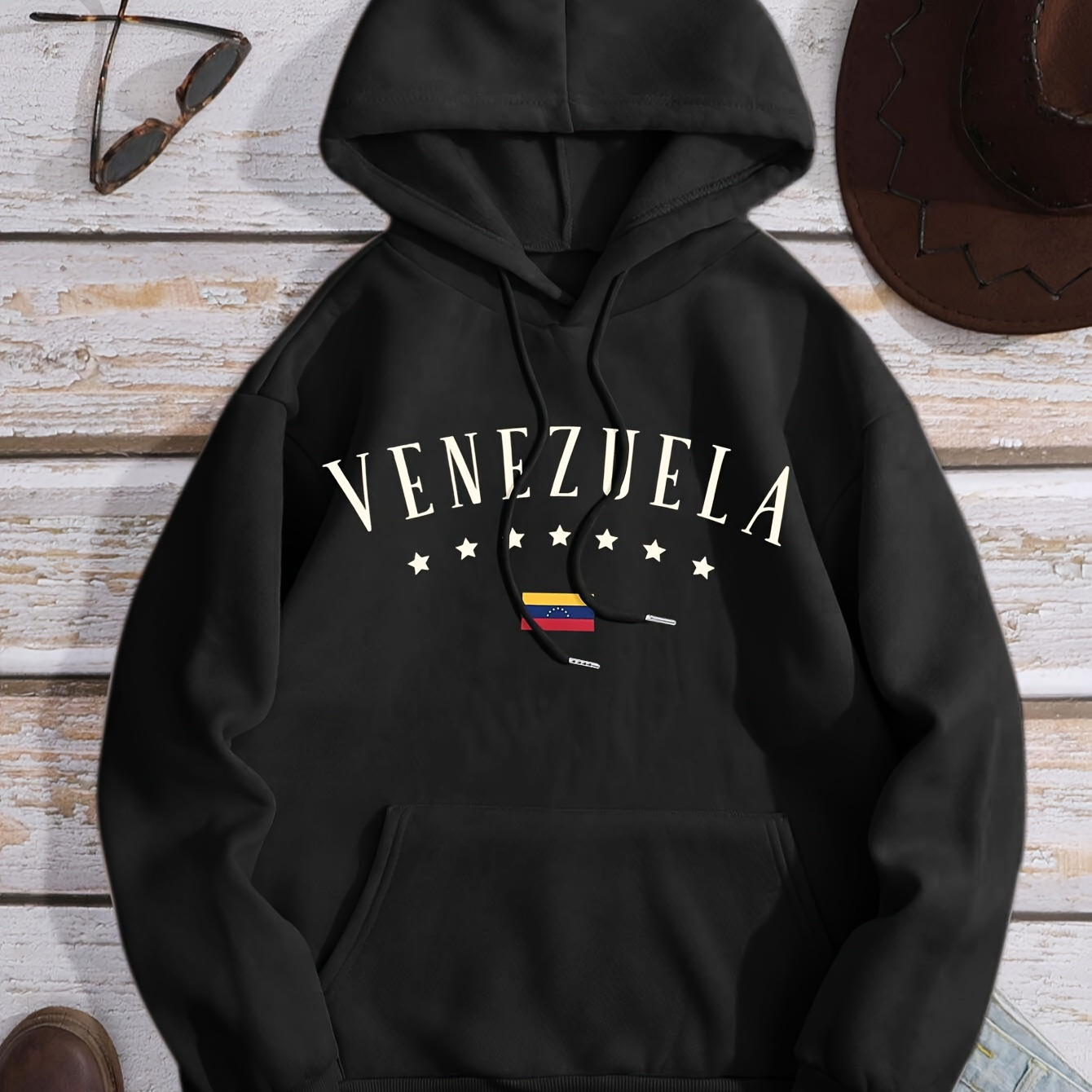 

Venezuela- Graphic For Women - Drawstring , For Fall & ,