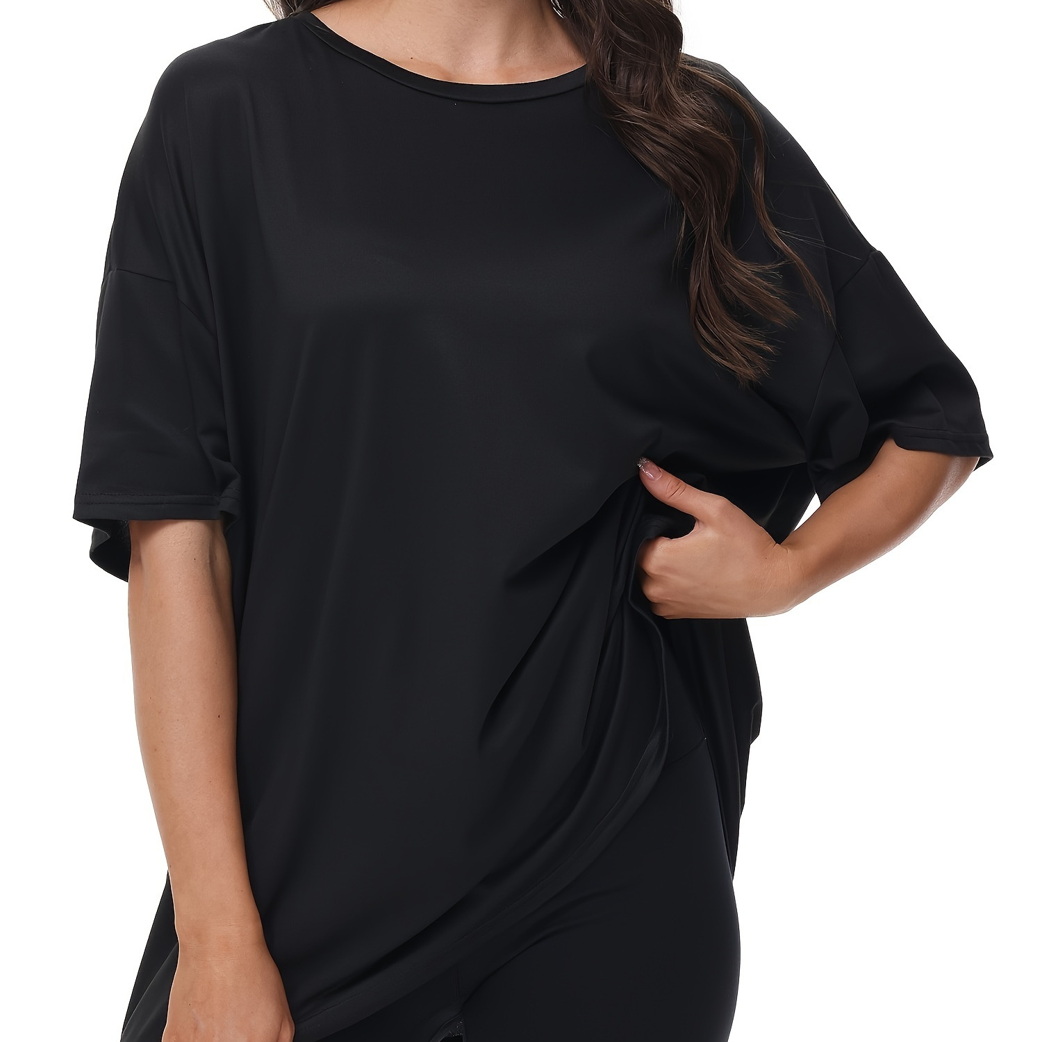 

Women's Plus Size T Shirts Oversized Tees Summer Half Sleeve