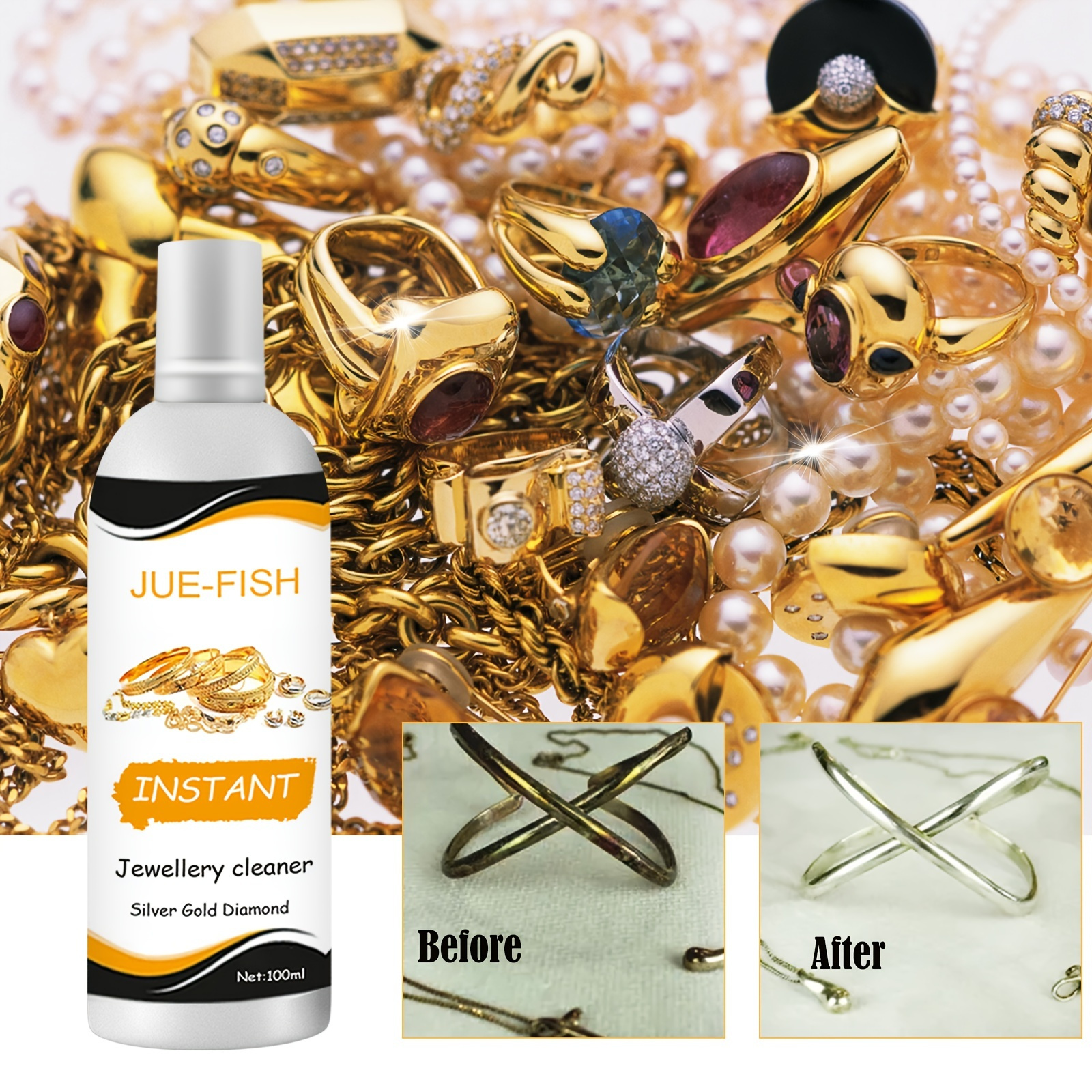 Gold And Silver Jewelry Polishing Powder - Temu